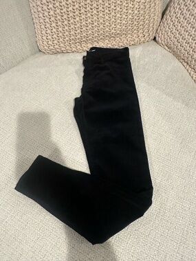 J Brand Black Skinny Velvet